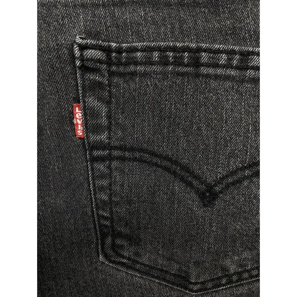 Levis‎ 511 Jeans YOUTH BOYS 16 SLIM 28x28 Straight Black Medium Wash Stretch